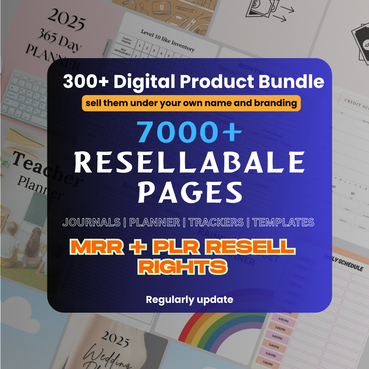 PLR and MRR Digital Planner: Sell with Ease