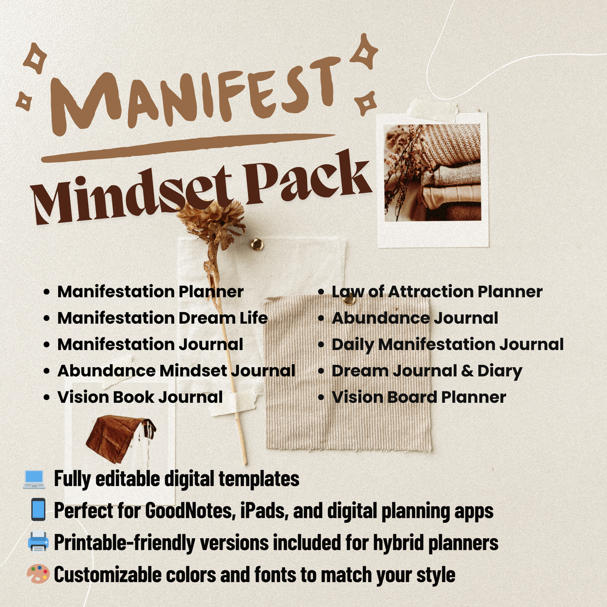 Manifest Your Magic – PLR Manifestation & Mindset Pack
