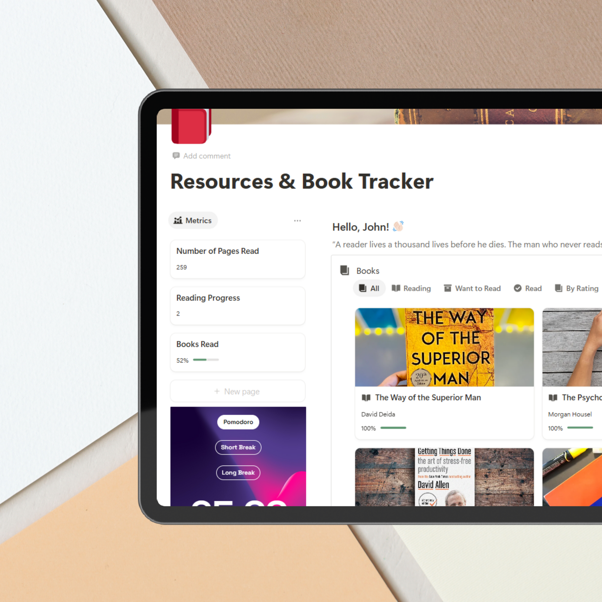 Customizable Notion Templates for Resale
