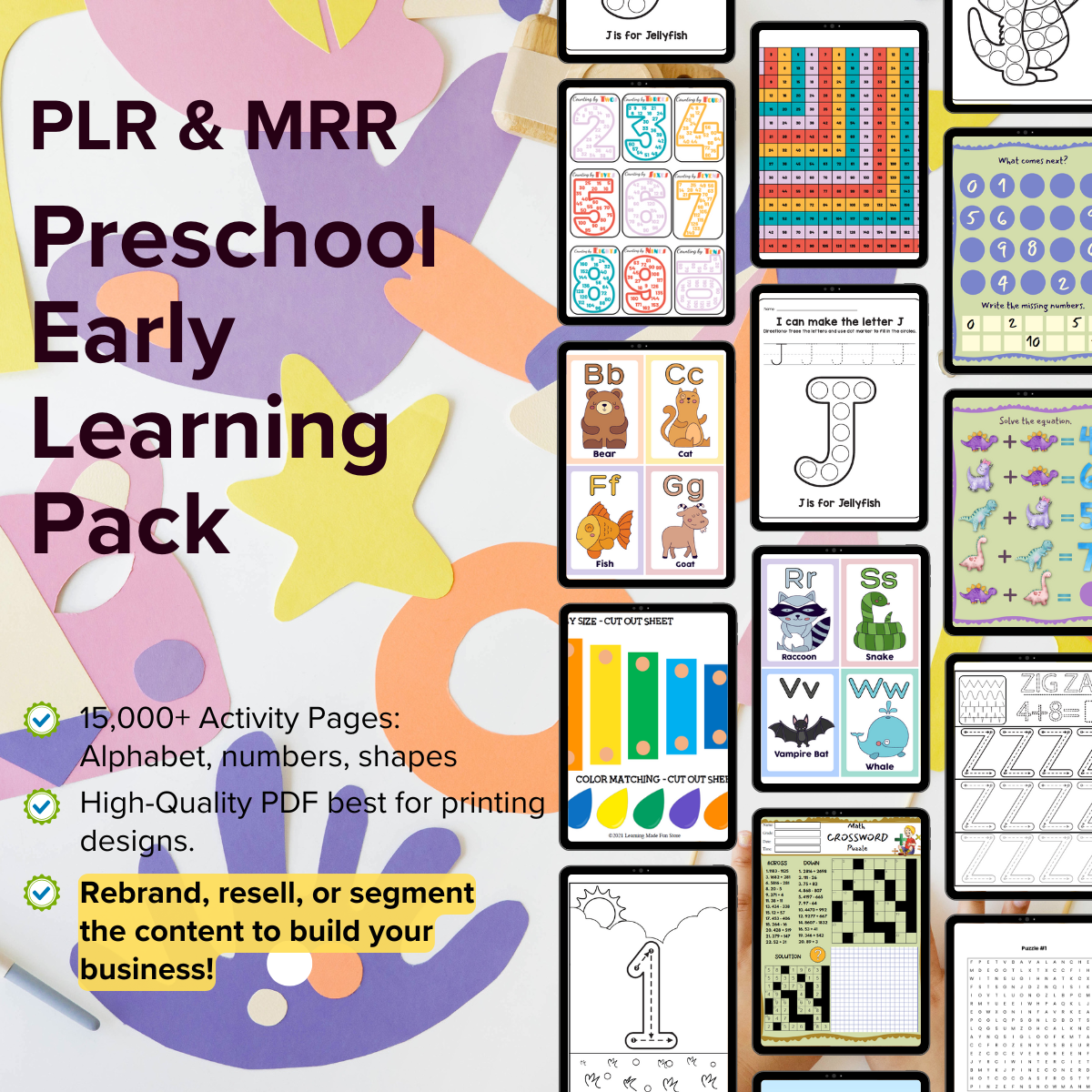 Early Childhood Education PLR