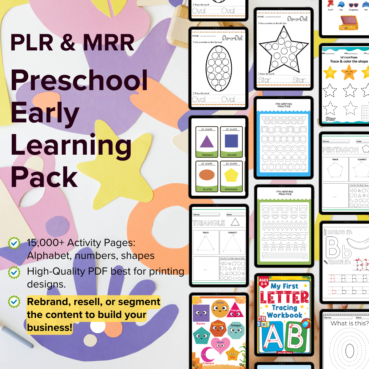 Rebrandable Preschool Teaching Resources