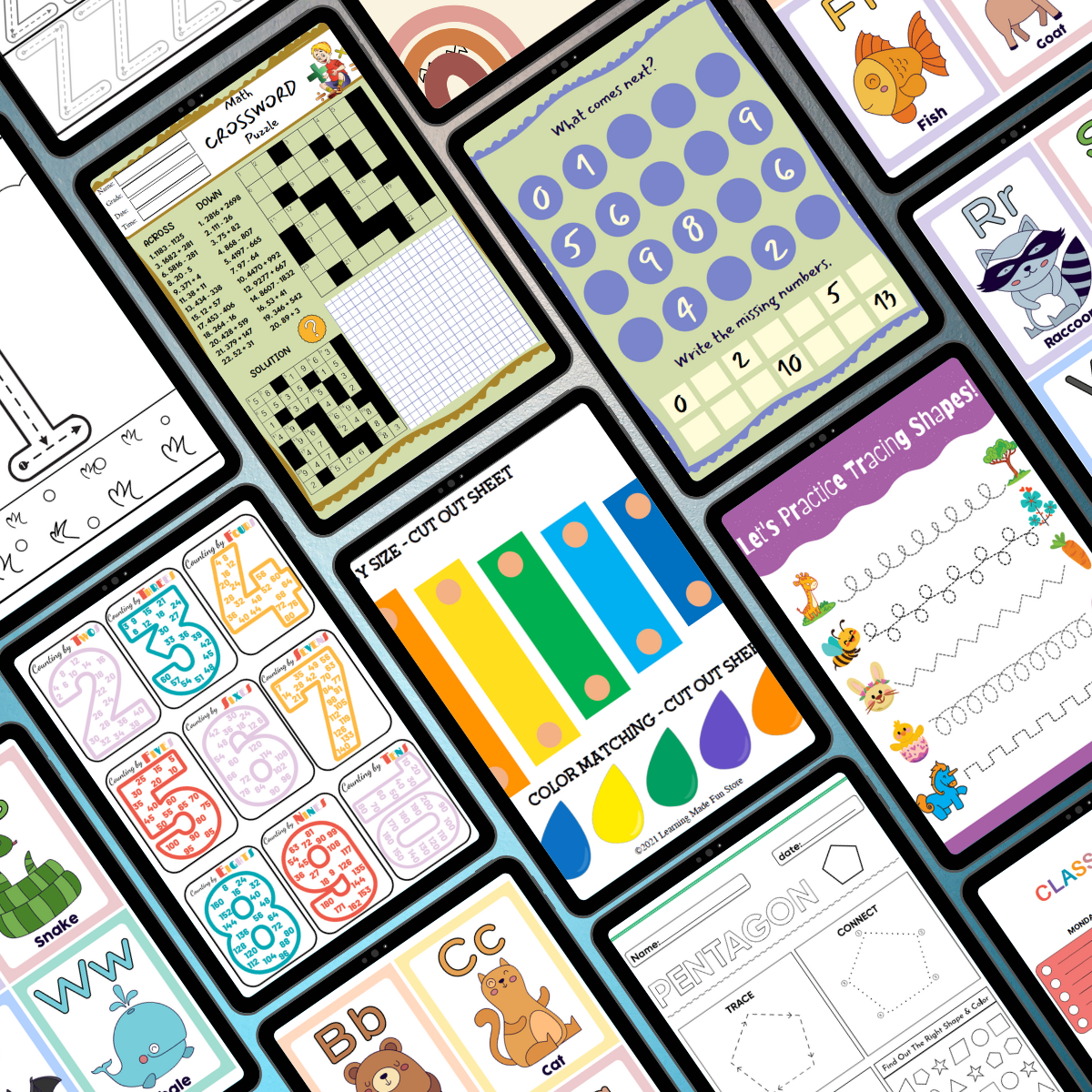 printable preschool worksheets